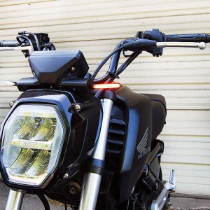 Honda Grom Turn Signals - Front - New Rage Cycles - `21-`27 Honda Grom Turn Signals - Front - New Rage Cycles - `21-`27